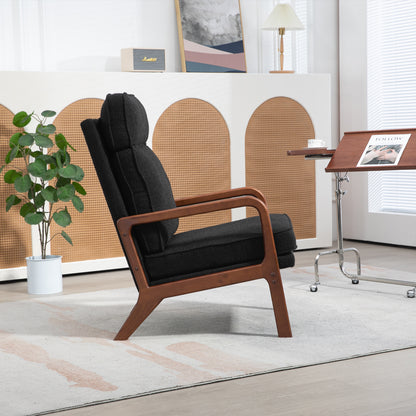 Barton Modern Rocking Chair - Black