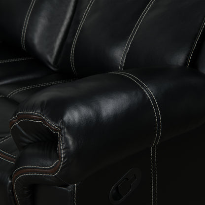 Ainka Sectional Manual Recliner - Black