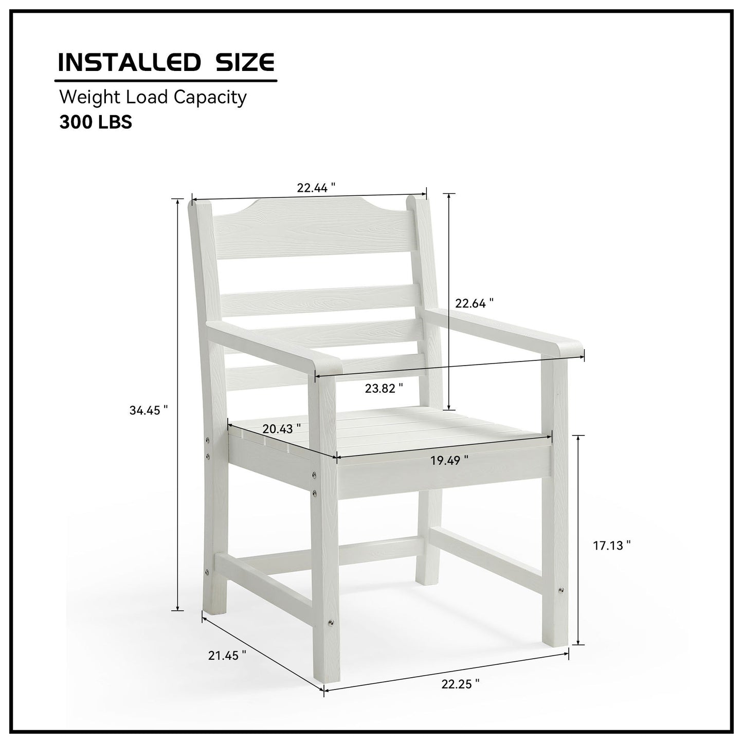 Erna Patio Dining Chair (Set of 2) - White