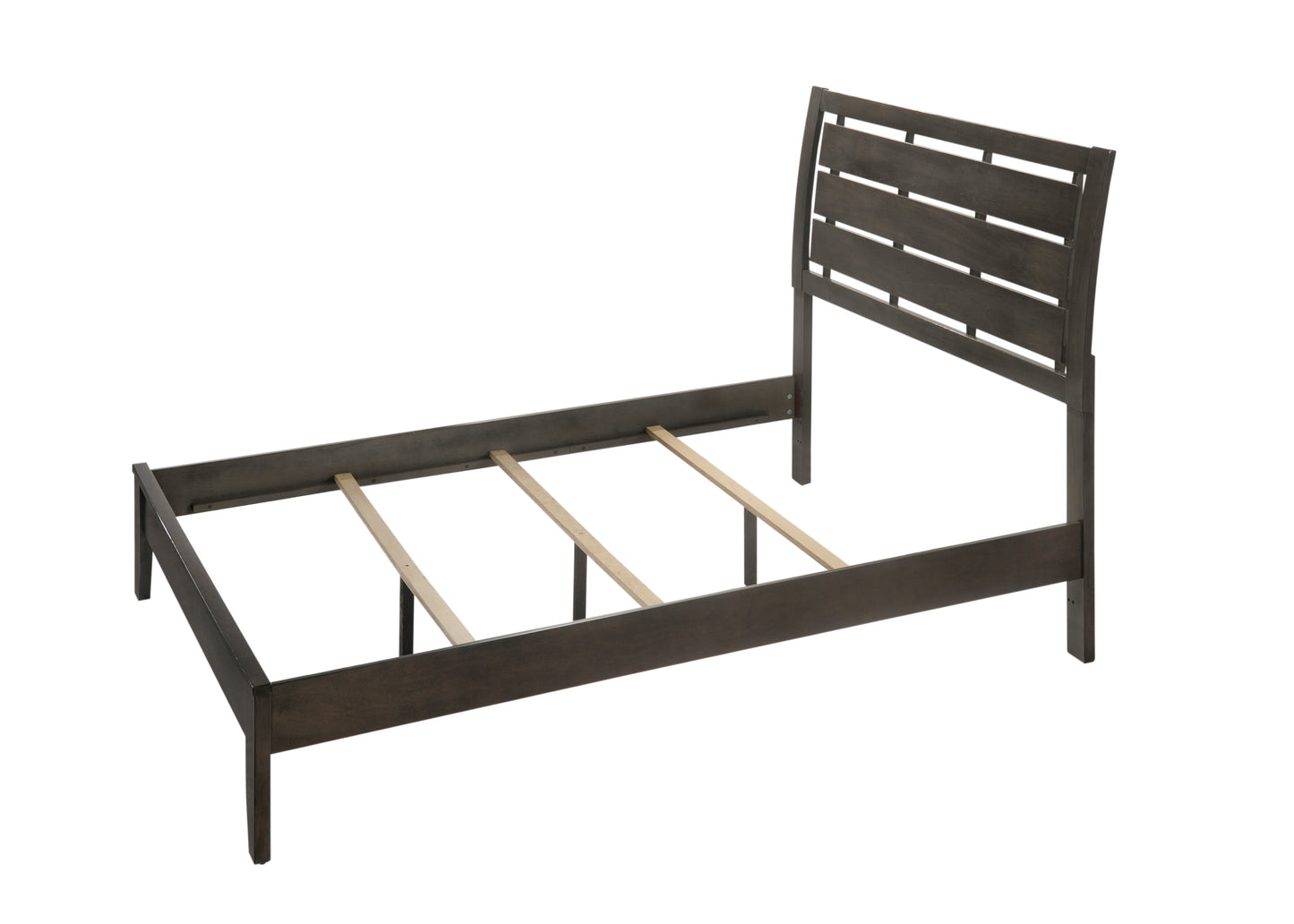 Winston Queen Size Bed - Gray