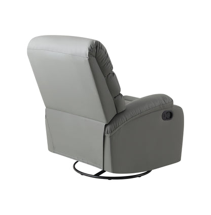 Lexi 360 Degree Swivel Rocking Recliner Chair - Gray