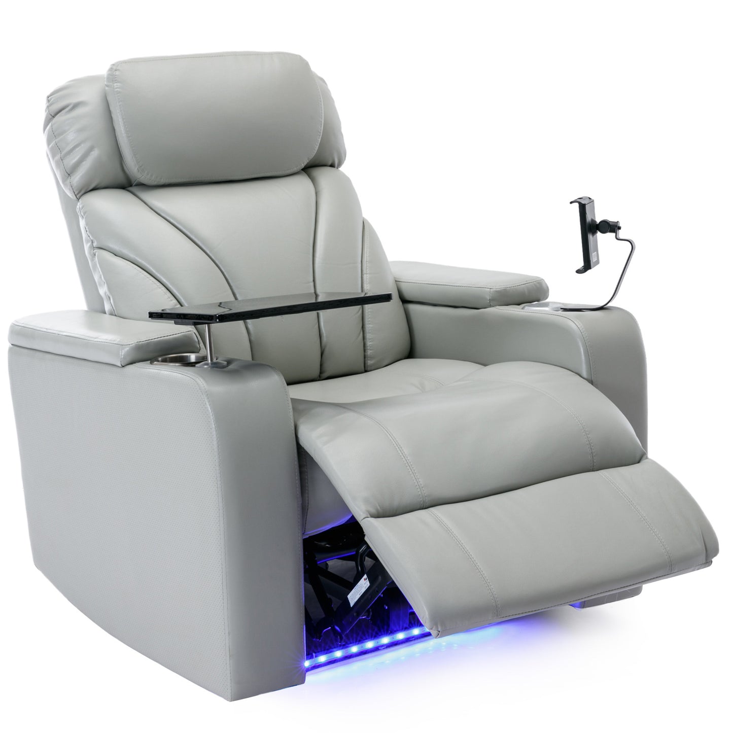 Orbit Power Motion Recliner - Light  Grey