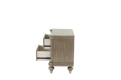 Collett II Nightstand - Champagne