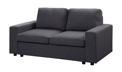 Winter Fabric Loveseat - Dark Gray