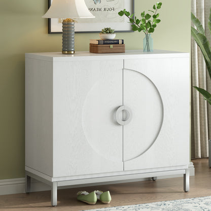 Gato Accent Storage Cabinet - White