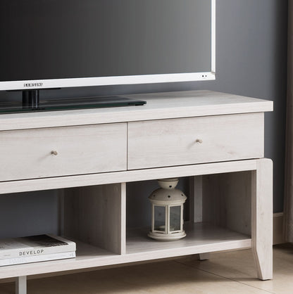 Royal TV Stand - White Oak