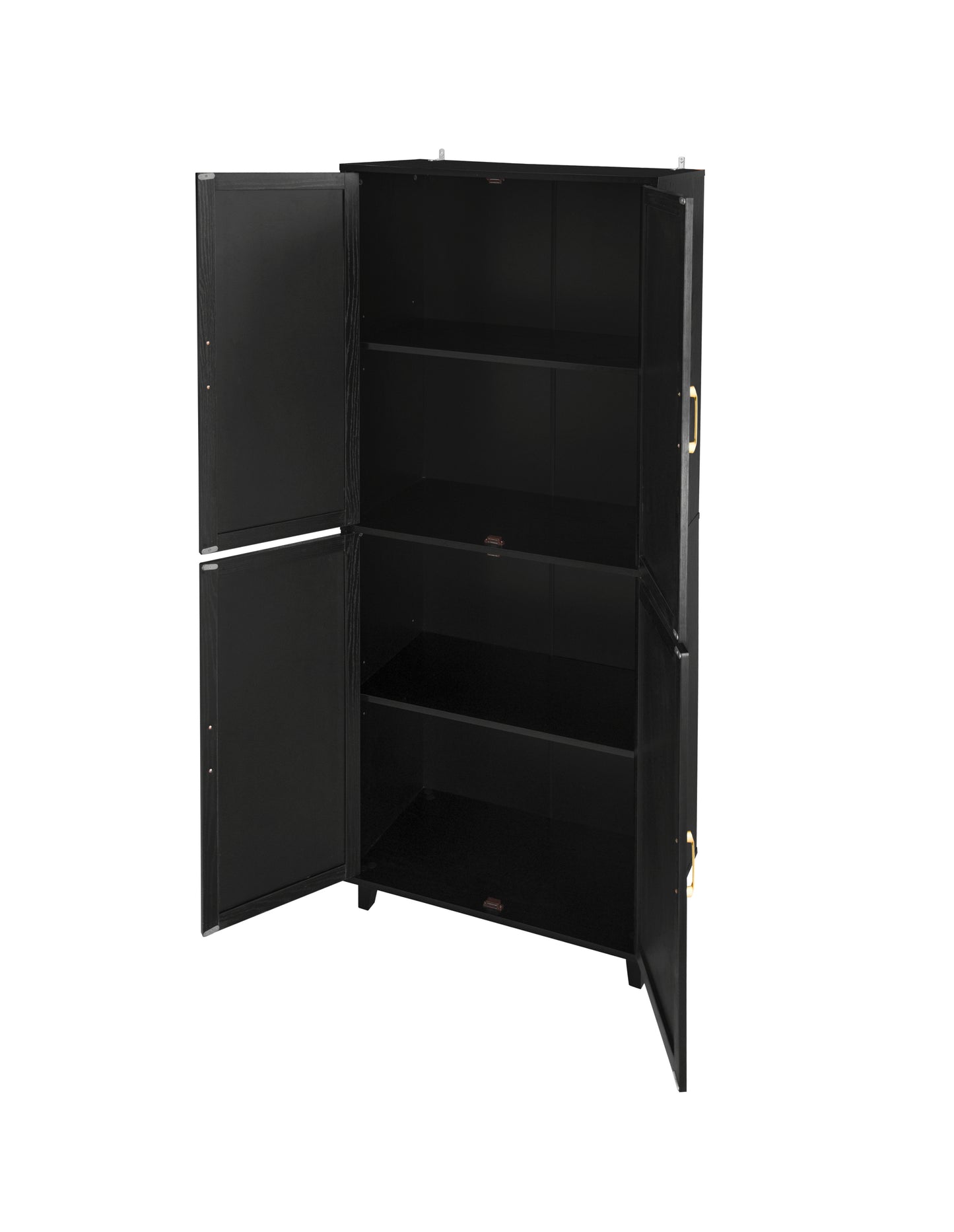 Acuna 4 Door Storage Cabinet - Black