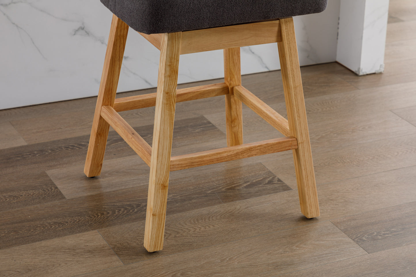 COOLMORE Bar Stools - Charcoal Set of 2