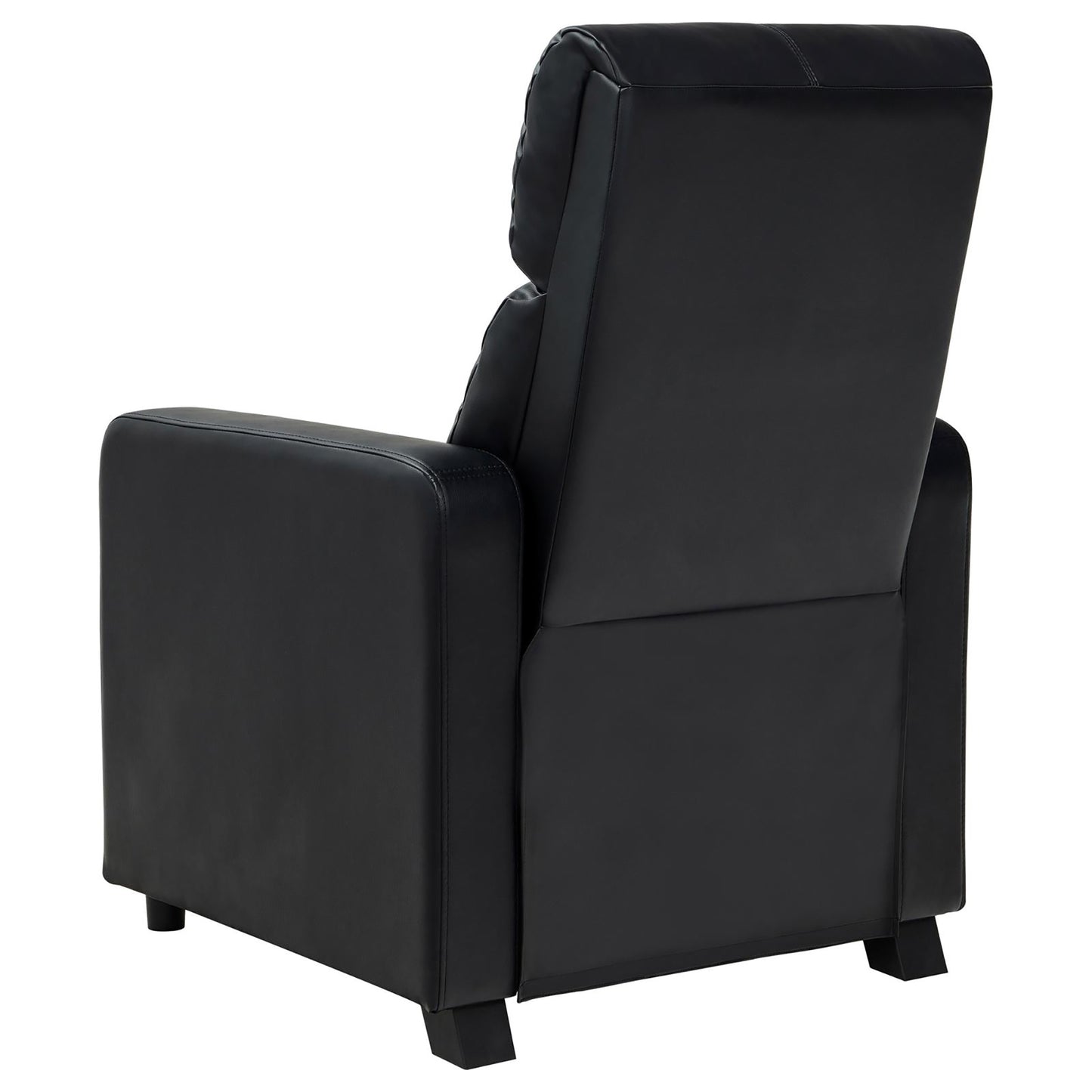 Austin Push-Back Recliner - Black