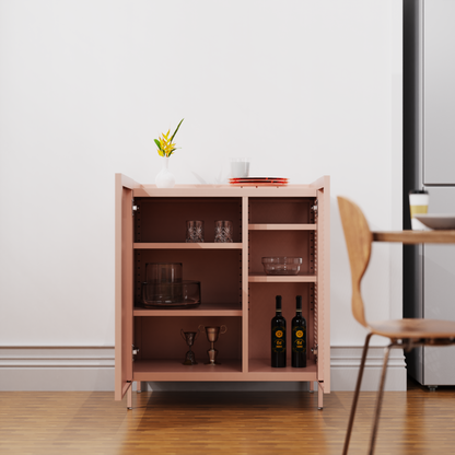 Lynn Metal Sideboard Cabinet - Pink