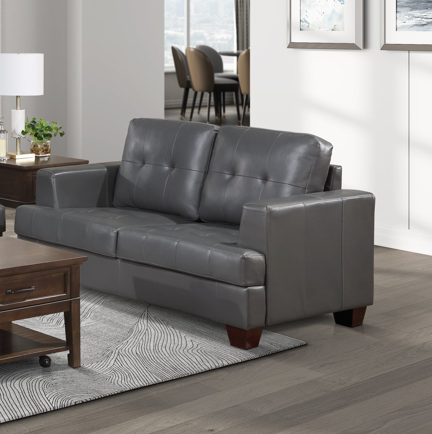 Hanna Loveseat - Gray