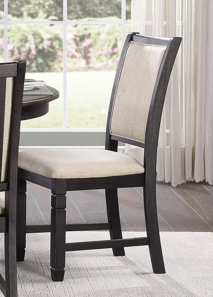 Rex Dining Chair  (Set of 2) - Black