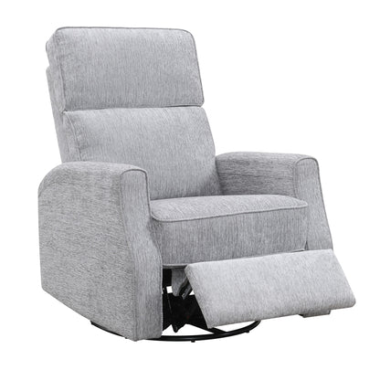 Tavor Swivel Gliding Recliner - Gray