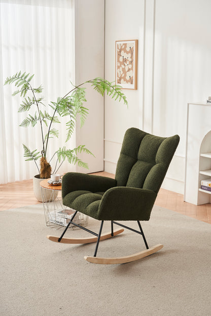 Otto Rocking Chair Nursery - Green