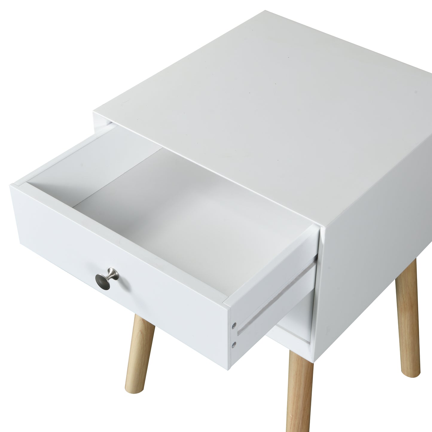 Tim Nightstand 2-Drawers - White