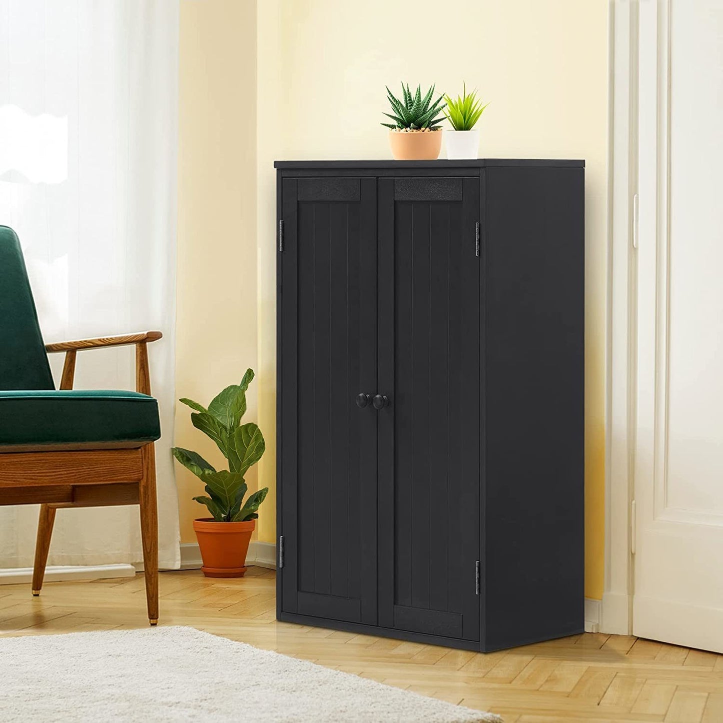 Leona Storage Cabine - Black