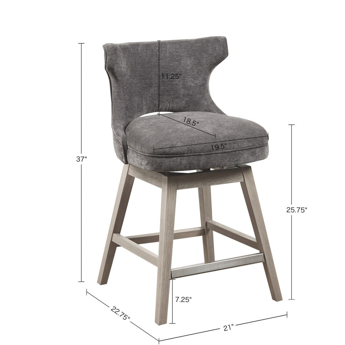 Harper Swivel Counter Stool