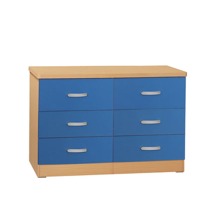 Go Green Woods Megan Wooden 6 Drawer Double Dresser