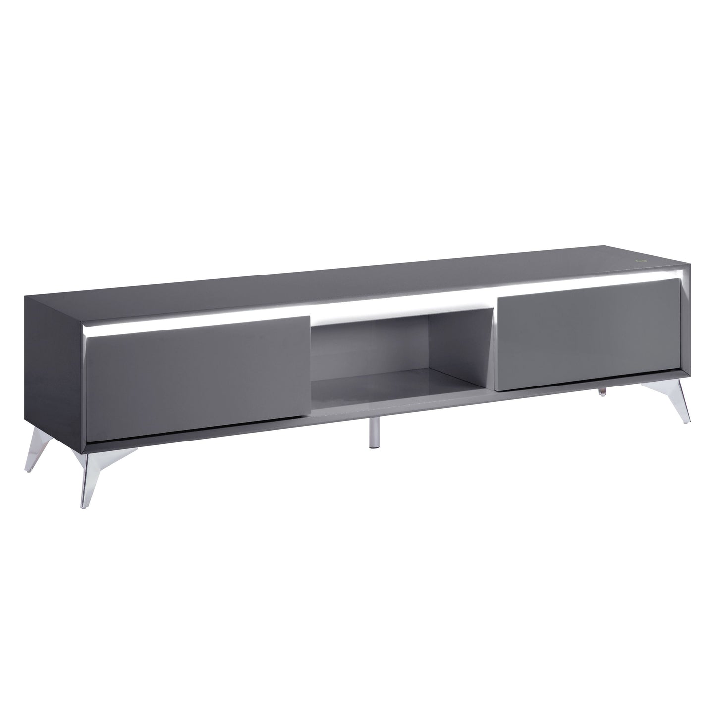 Raceloma TV stand with LED Lights - Gray