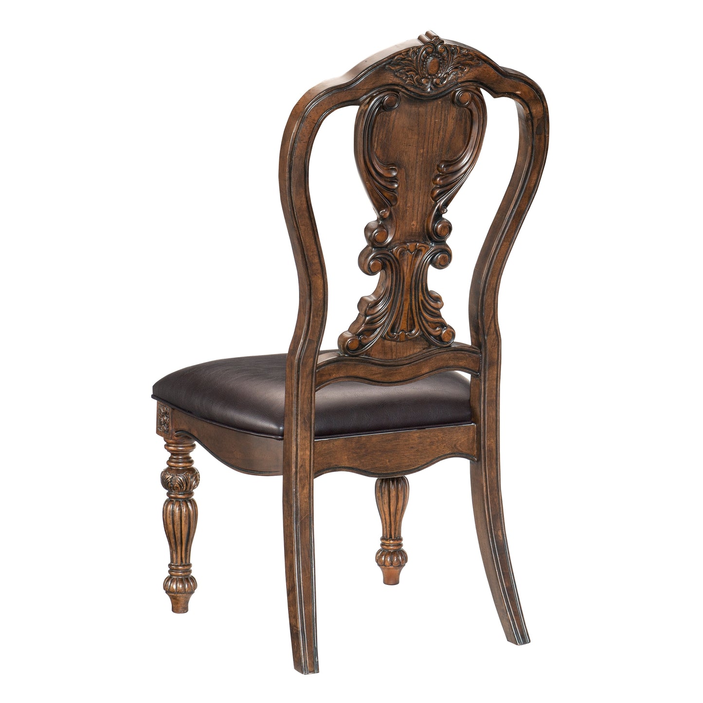 Rubio Traditional Dining Chair (Set of 2) - Dark Oak