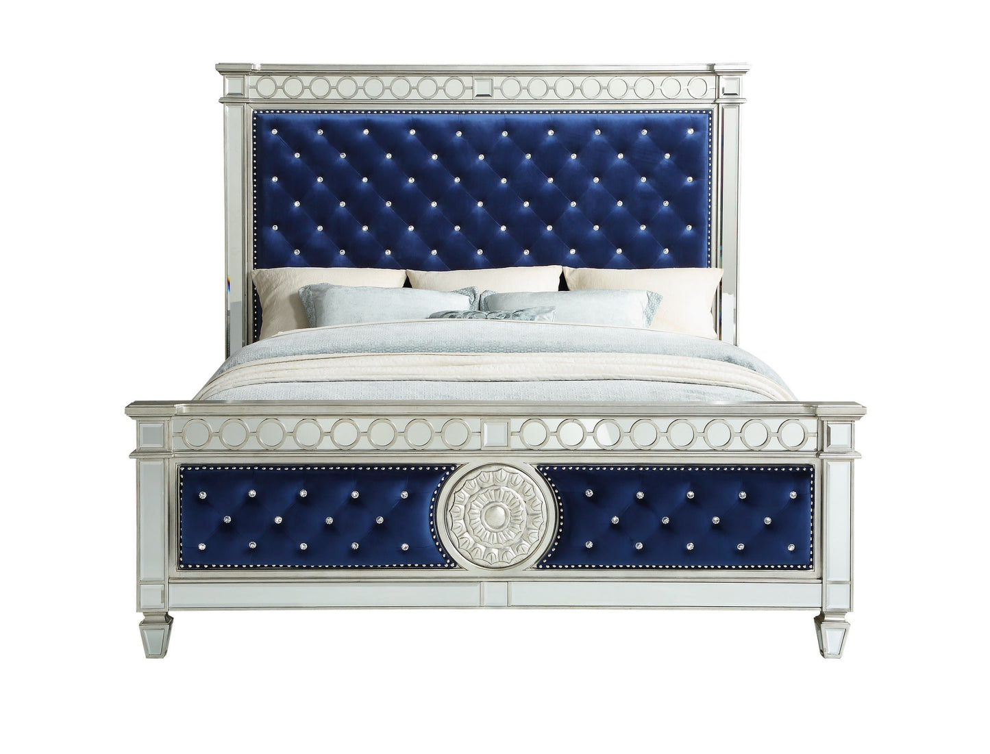 Varian Queen Bed - Blue