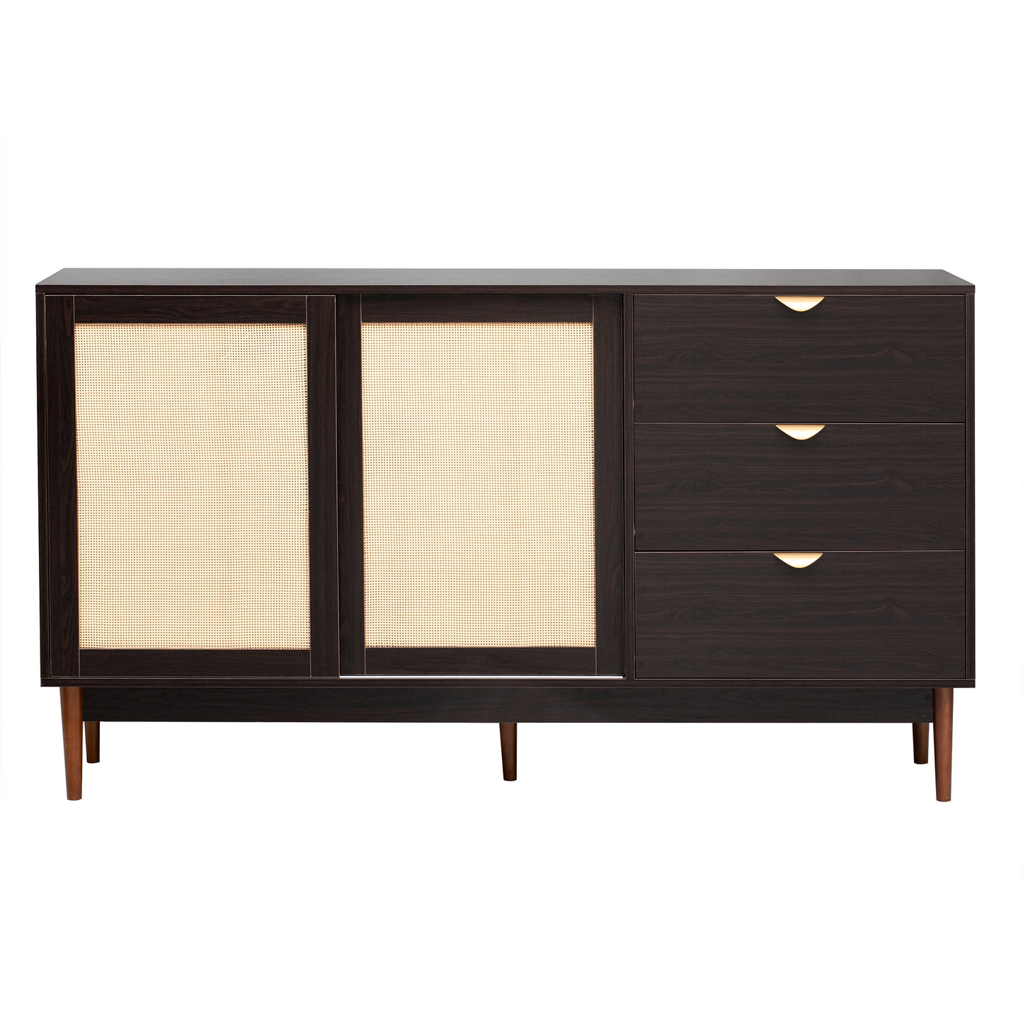 Domie Two-door Storage Cabinet - Brown