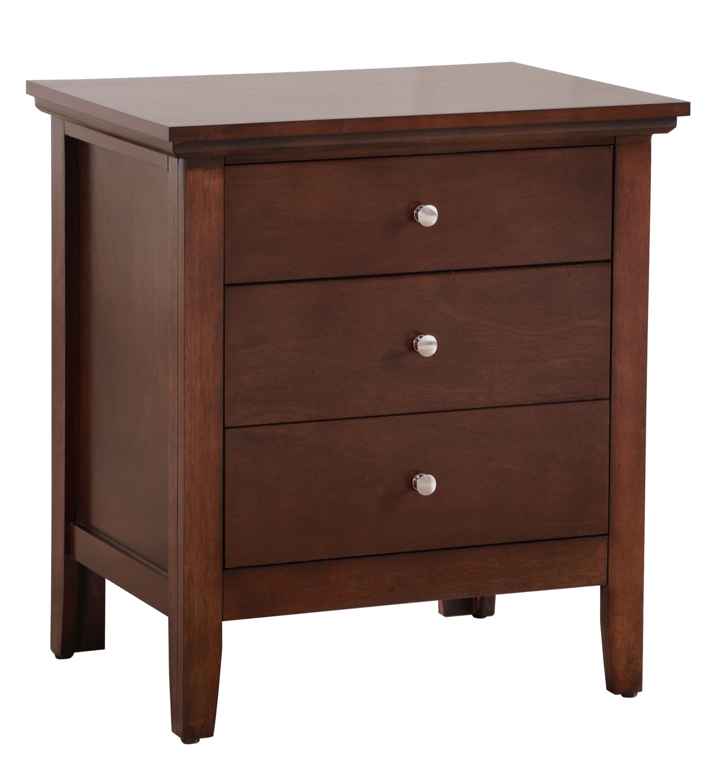 Hammond  3 Drawer Nightstand - Cappuccino