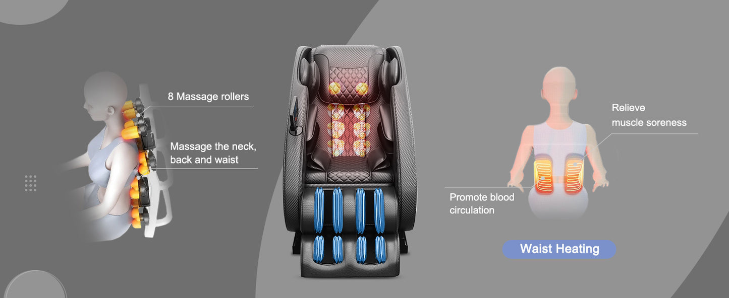 Zero One Massage Recliner with Zero Gravity Full Body Air Pressure