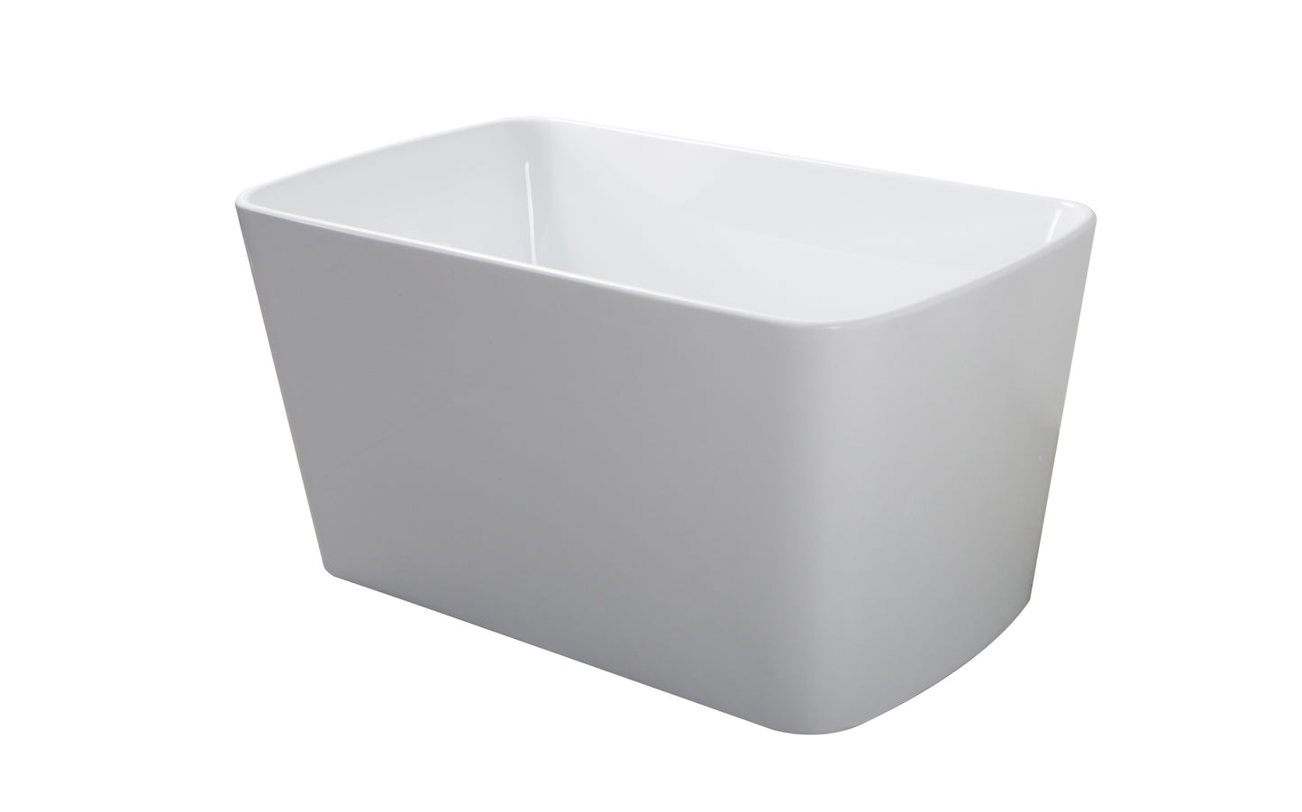 Rinny 49'' Freestanding Japanese Soaking Bathtub with Built-in Seat