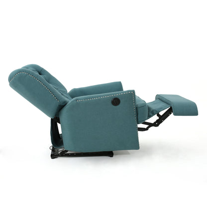 Finley Electric Recliner Chair - Teal