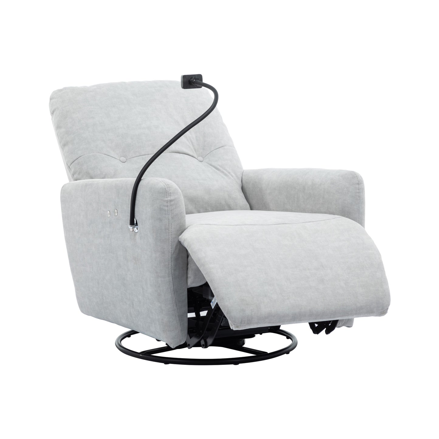 Dax Electric Rocking Motion Recliner - Gray