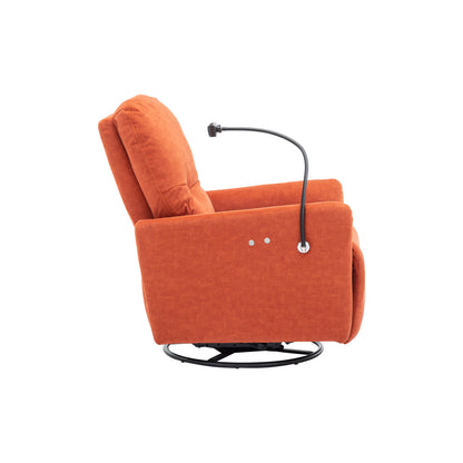 Dax Electric Rocking Motion Recliner - Orange