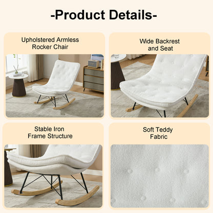 Lazy Rocking Chair - White