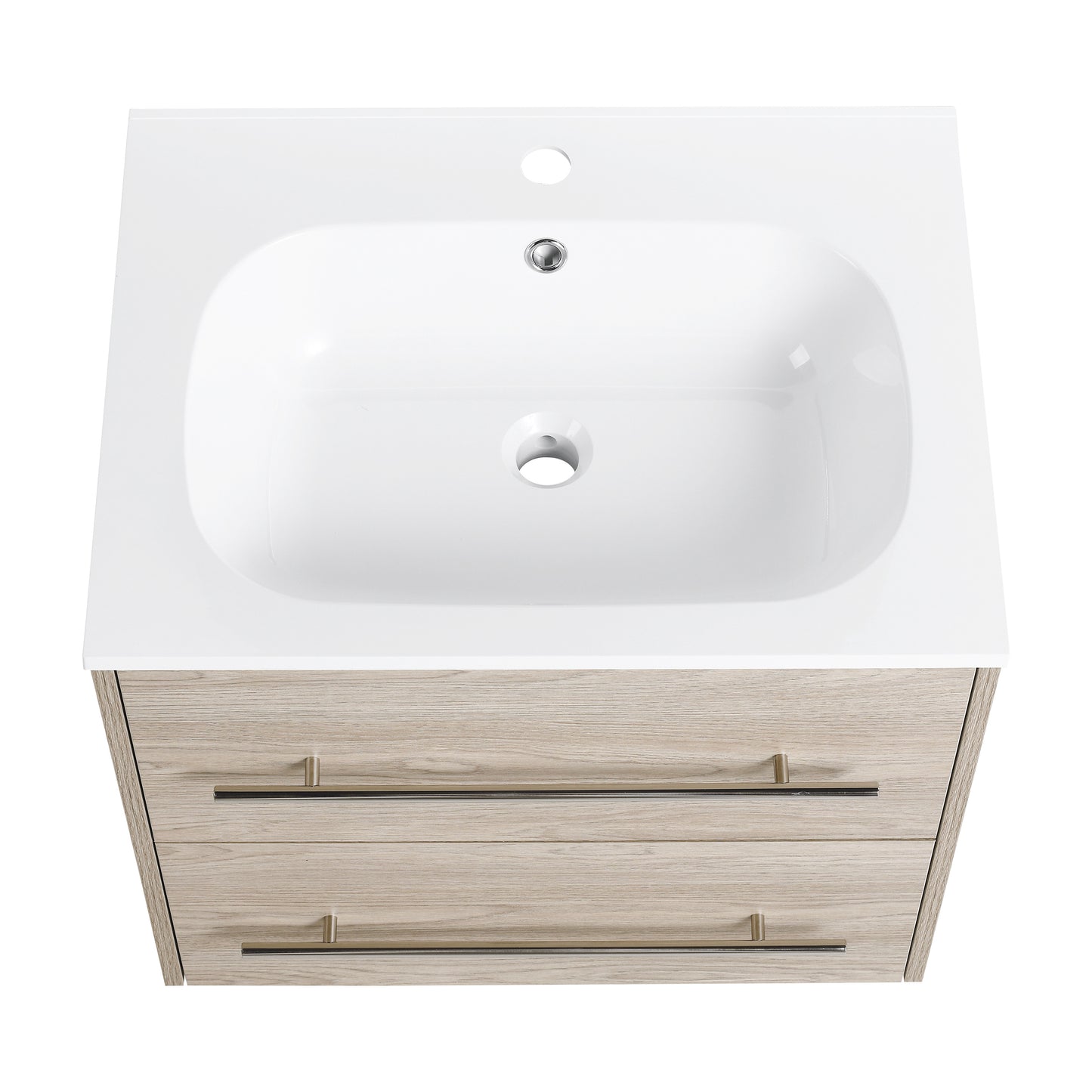 24 Inch Elegant Wall Mounted Bathroom Vanity