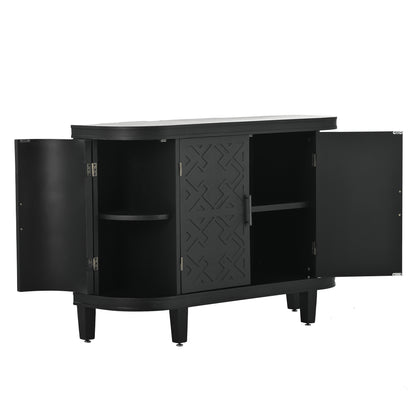 Tamra Sideboard Accent Cabinet - Black