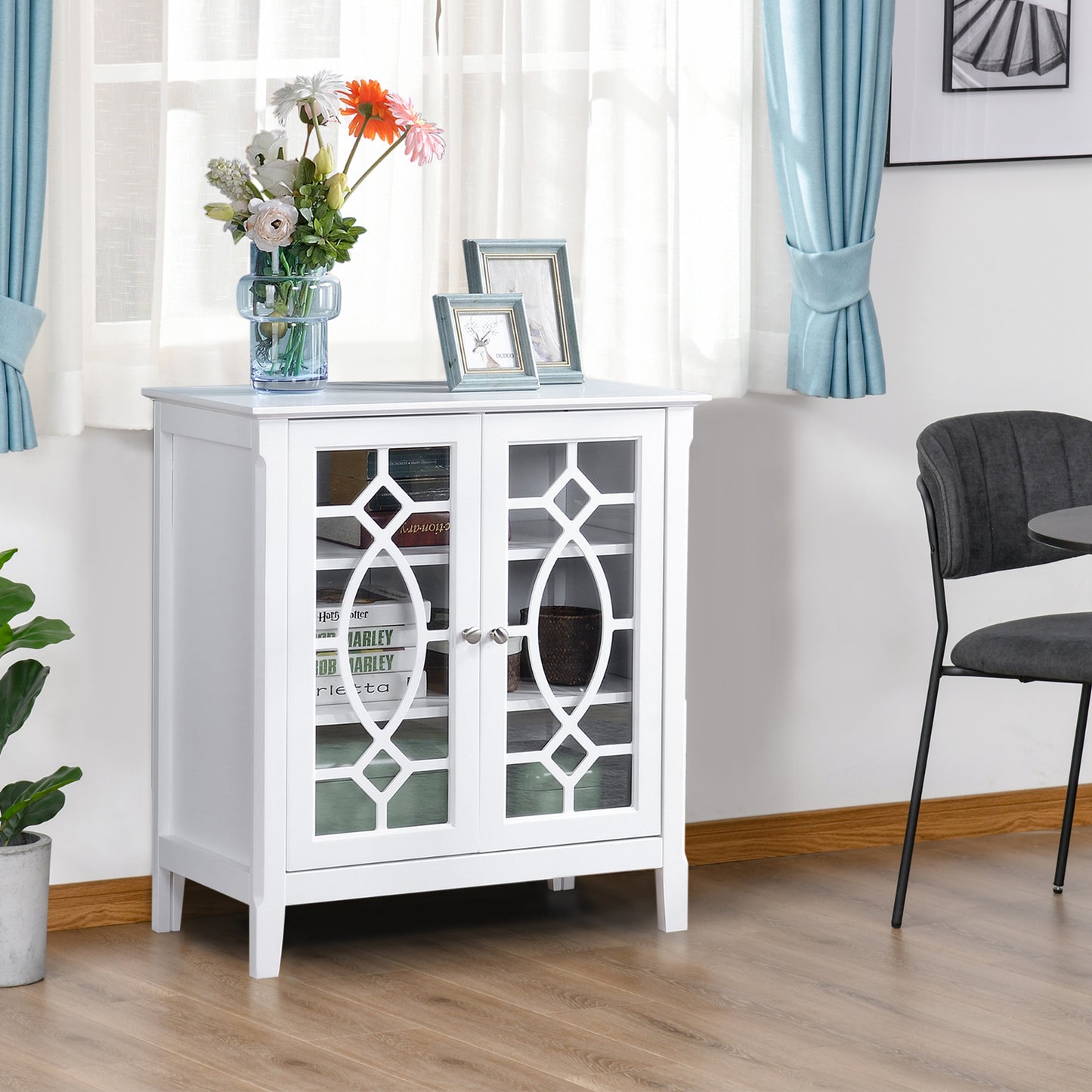 Vanessa Sideboard Buffet Cabinet - White