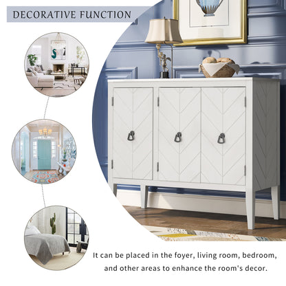 Delena Accent Storage Cabinet - Cream White