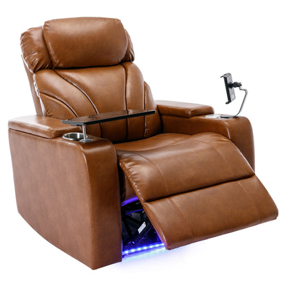 Orbit Power Motion Recliner -  Light Brown