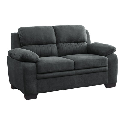 Marsh Fabric Loveseat  - Dark Gray