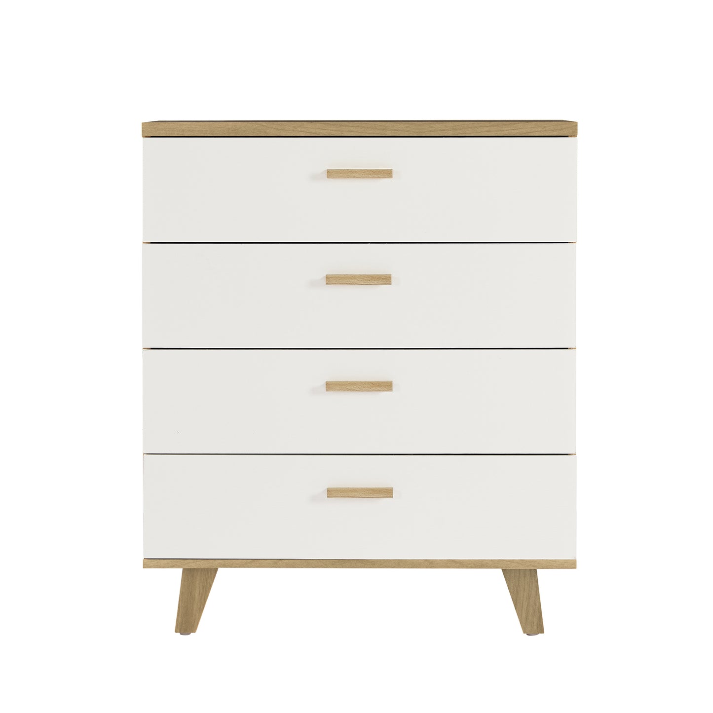 Olson III Drawer Dresser Cabinet - White Oak