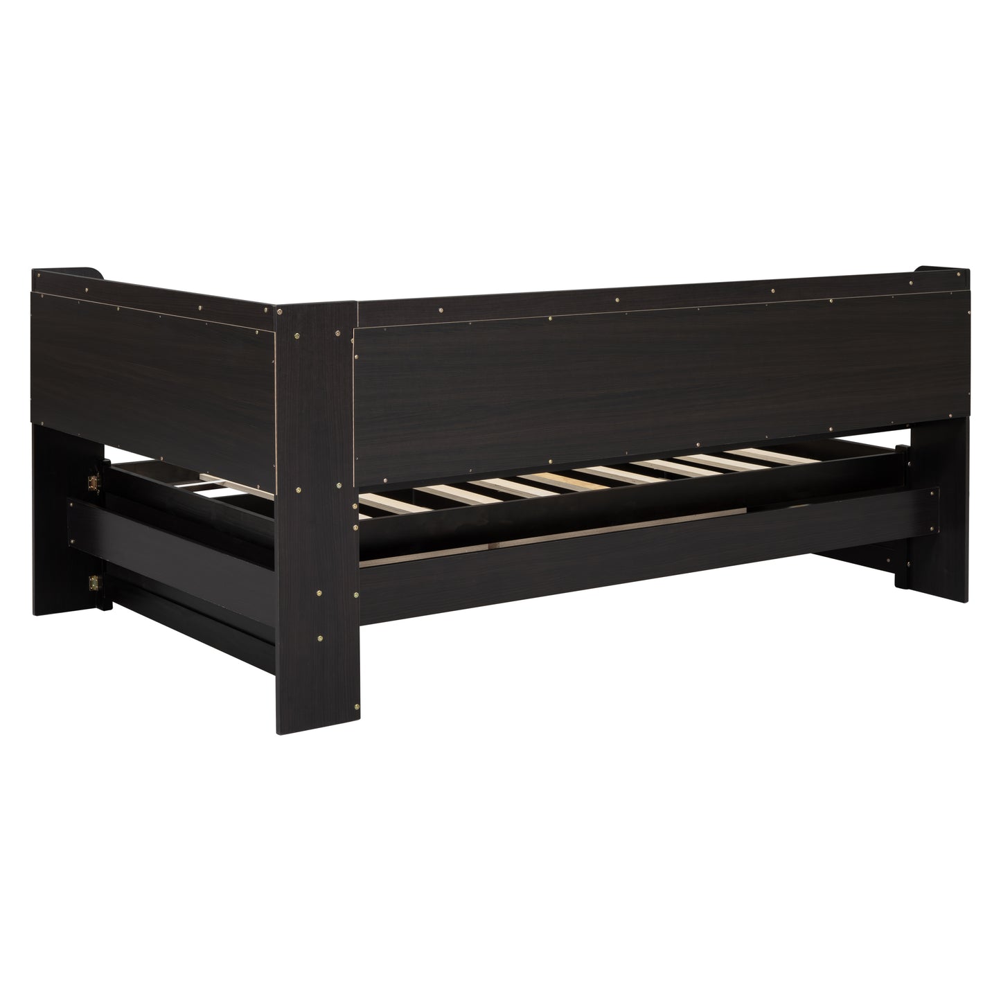 Parker Twin Size Daybed with Bookcases -Drawers - Espresso