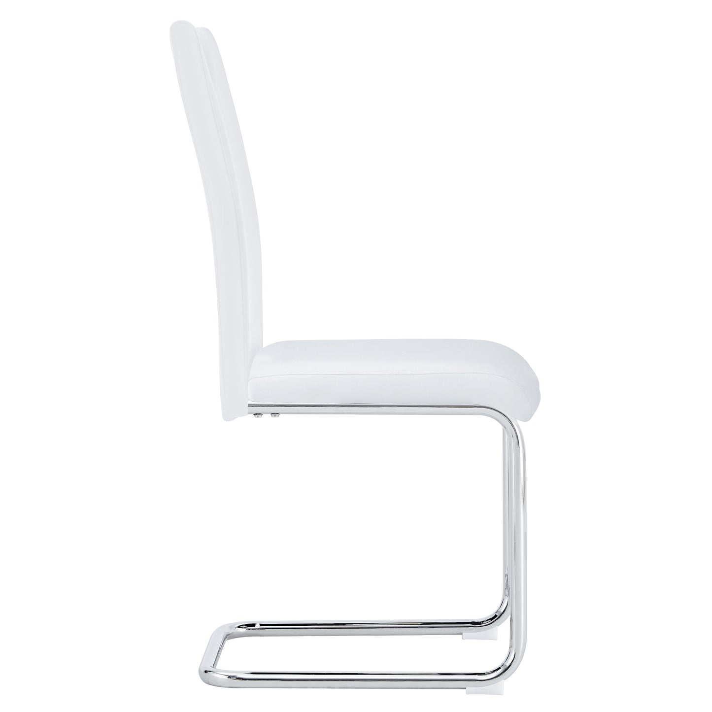 Huntington PU Dining Chairs (Set of 4) - White