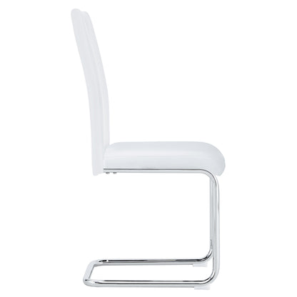 Huntington PU Dining Chairs (Set of 4) - White