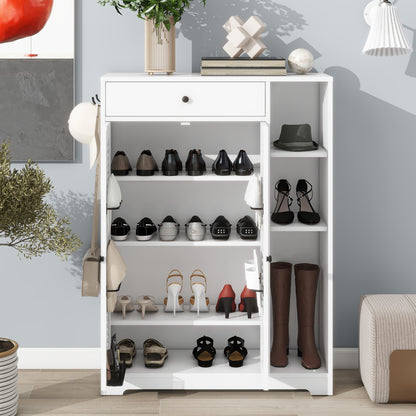 Trevor Shoe Storage Cabinet - White