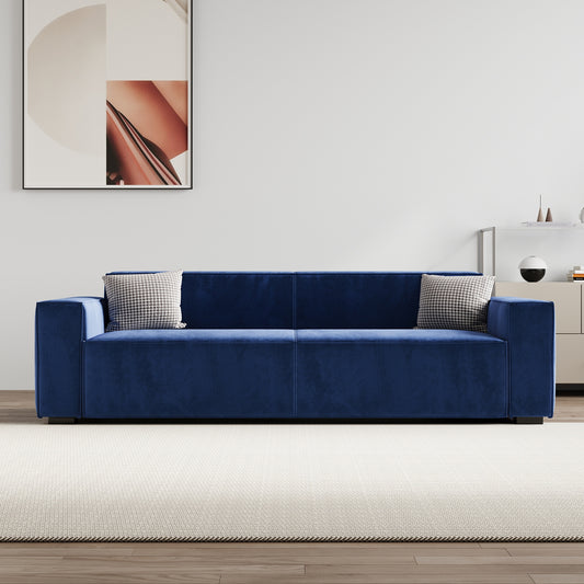 Valencia Wide Loveseat Sofas  - Navy Blue