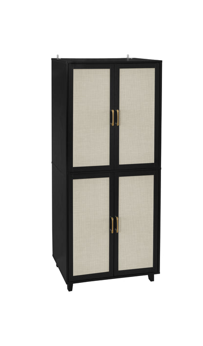 Acuna 4 Door Storage Cabinet - Black