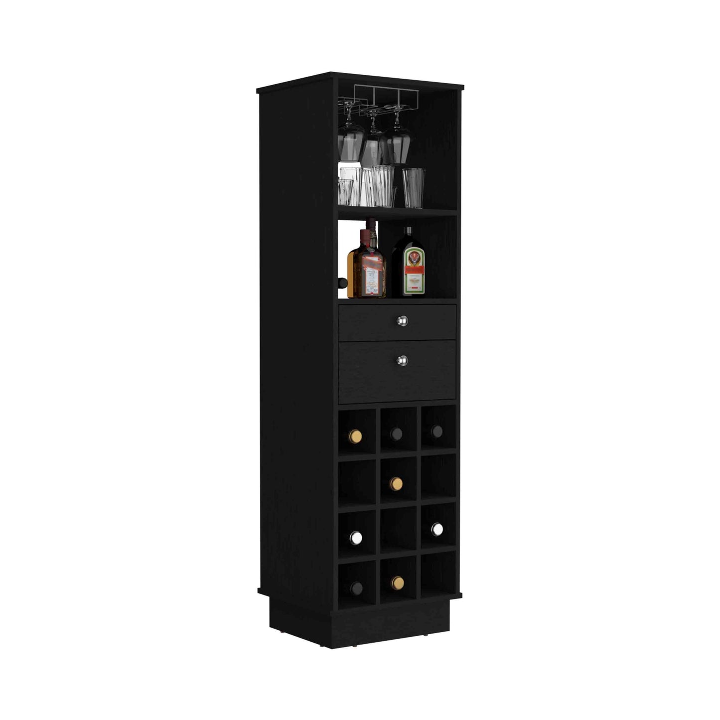 Stacy Bar Cabinet - Black