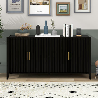 Kito Sideboard Accent Cabinet - Black