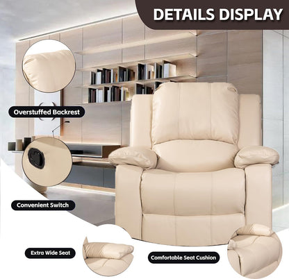 Rossi Power Recliner Chair - Beige