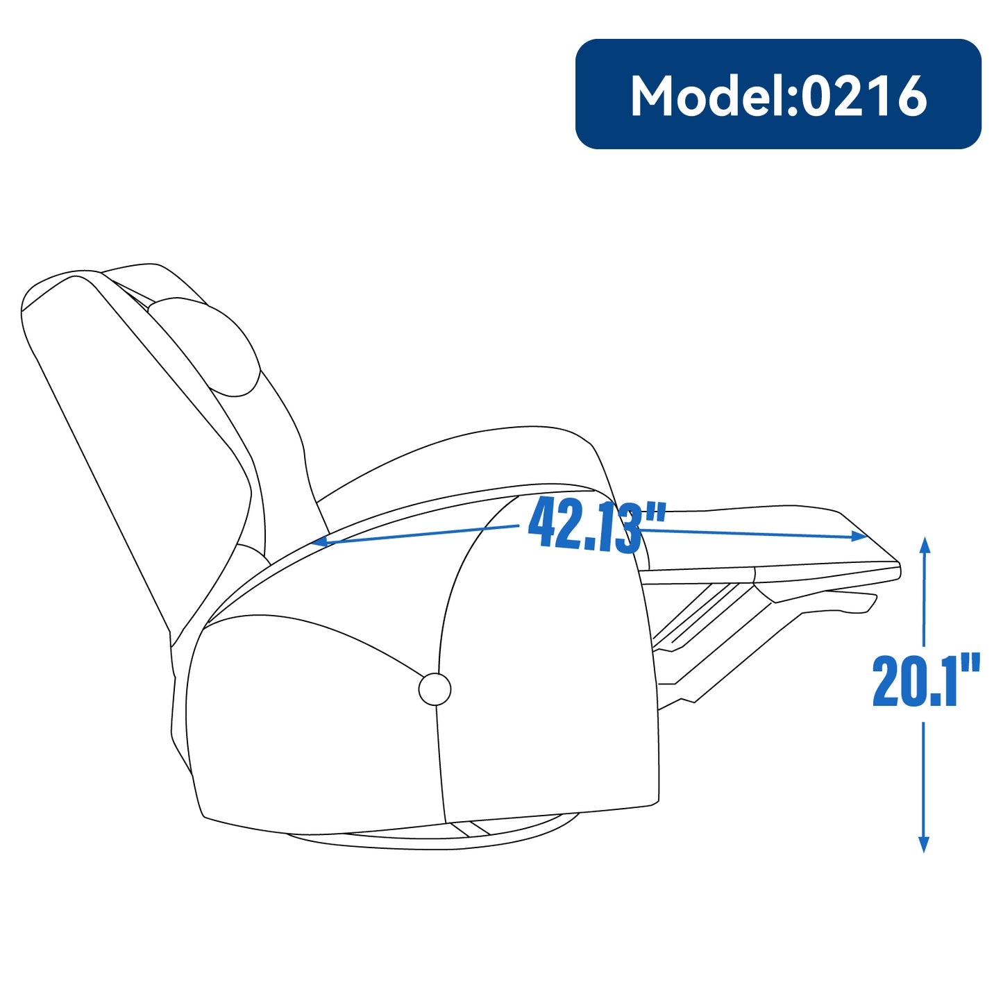 Bryce Power Recliner Chair with Lumbar and Neck Support - Gray